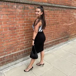 Novateks CLOTHING Pencil Skirt - Oh My! - Black