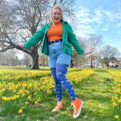 Calzifico Toninelli I WANT TO... Opaque Tights - Marie Curie