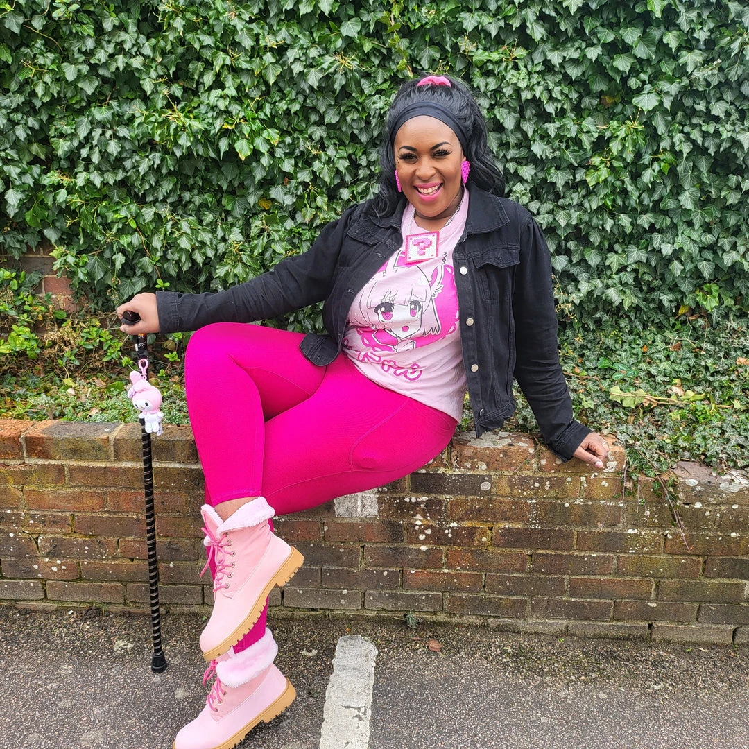 Novateks Squat Proof Leggings - 7/8 Length - Raspberry Pie CLOTHING