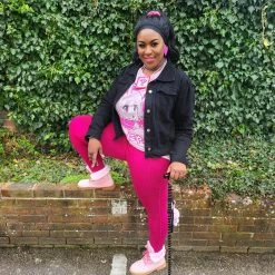 Novateks Squat Proof Leggings - 7/8 Length - Raspberry Pie CLOTHING