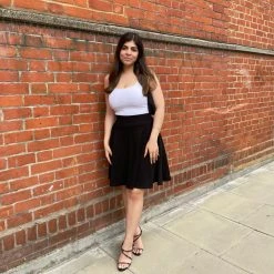 Novateks CLOTHING Flare Skirt - Oh My Gosh! - Black