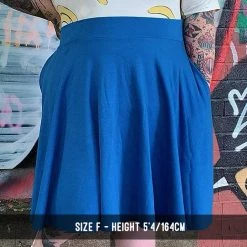 Novateks CLOTHING Flare Skirt - Oh My Gosh! - Midnight Blue