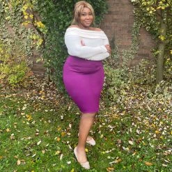 Novateks Pencil Skirt - Oh My! Figgy Pudding CLOTHING