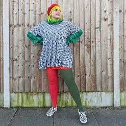 Calzifico Toninelli Opaque Duo Tights - Bottled Delight