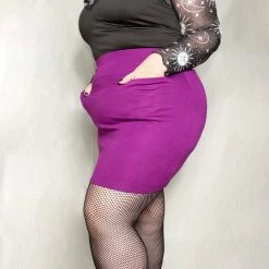 Novateks CLOTHING Mini Skirt - Oh! - Figgy Pudding