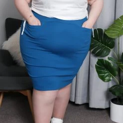 Novateks Pencil Skirt - Oh My! - Midnight Blue