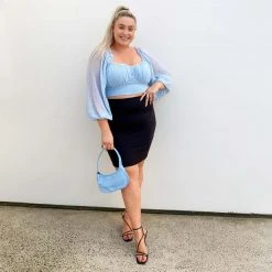 Novateks CLOTHING Pencil Skirt - Oh My! - Black