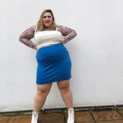 Novateks CLOTHING Mini Skirt - Oh! - Midnight Blue