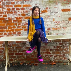 Calzifico Toninelli Kids Semi Opaque Tights - Black Kids Tights