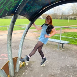 Calzifico Toninelli Kids Semi Opaque Tights - Black Kids Tights