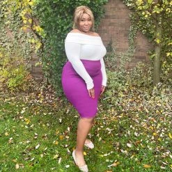 Novateks Pencil Skirt - Oh My! Figgy Pudding CLOTHING