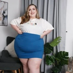 Novateks CLOTHING Mini Skirt - Oh! - Midnight Blue