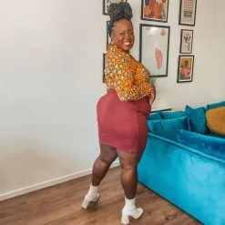 Novateks Mini Skirt - Oh! - Burgundy