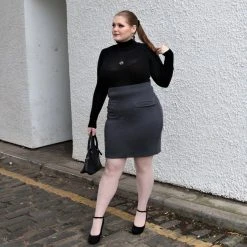 Novateks Mini Skirt - Oh! - Slate Grey