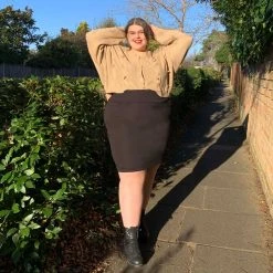 Novateks CLOTHING Pencil Skirt - Oh My! - Black