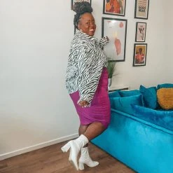 Novateks Pencil Skirt - Oh My! Figgy Pudding CLOTHING