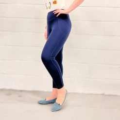 Novateks Squat Proof Leggings - Full Length - Navy