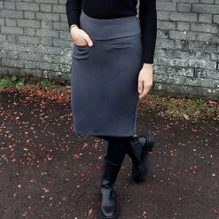 Novateks Pencil Skirt - Oh My! - Slate Grey