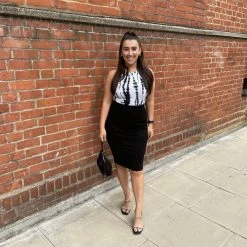 Novateks CLOTHING Pencil Skirt - Oh My! - Black