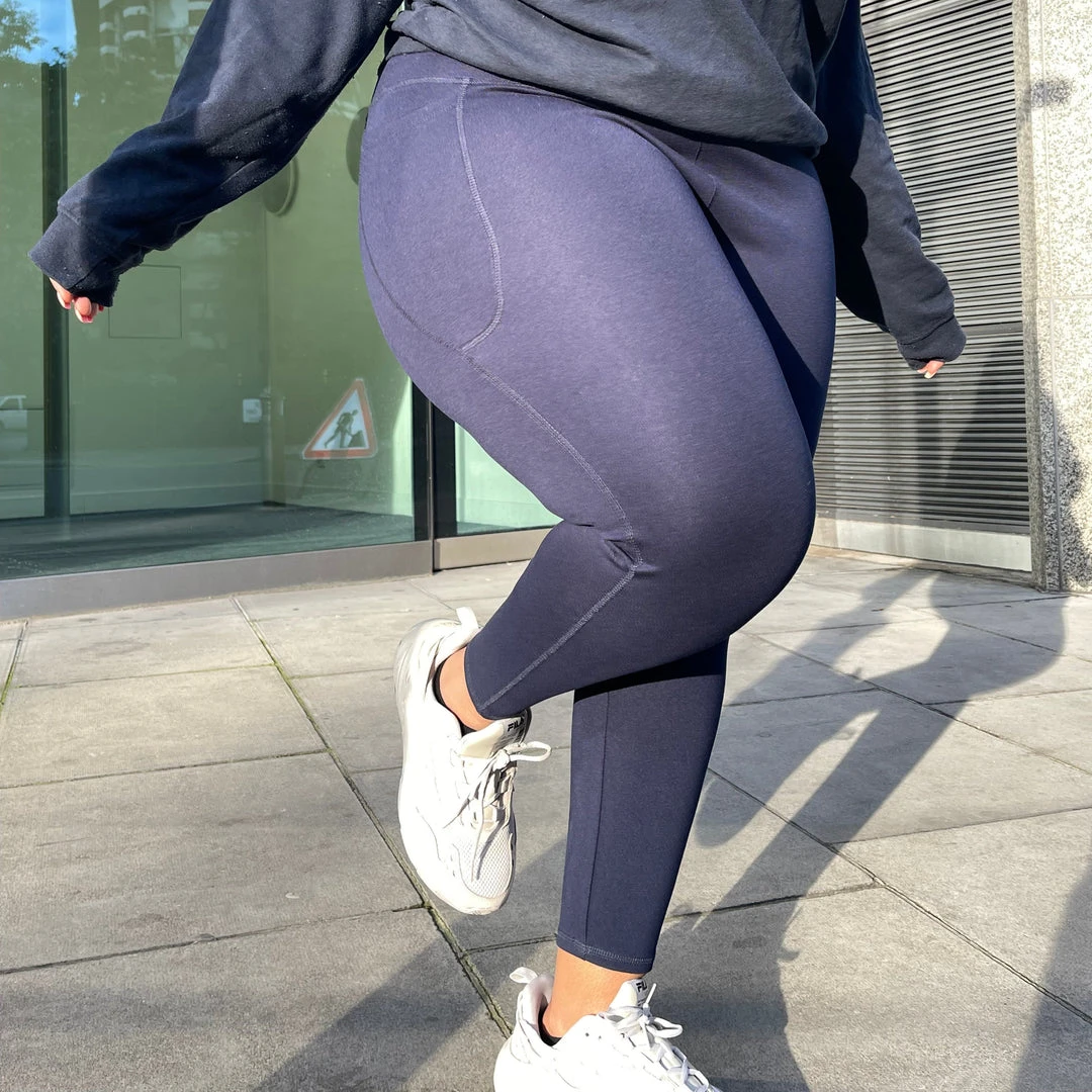 Novateks Squat Proof Leggings - 7/8 Length - Navy CLOTHING
