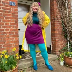 Novateks CLOTHING Mini Skirt - Oh! - Figgy Pudding