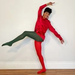 Calzifico Toninelli Opaque Duo Tights - Bottled Delight