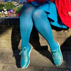 Calzifico Toninelli Opaque Tights - Blueberry Muffin