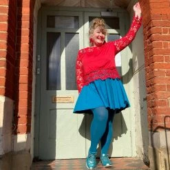 Calzifico Toninelli Opaque Tights - Blueberry Muffin