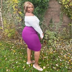 Novateks Pencil Skirt - Oh My! Figgy Pudding CLOTHING