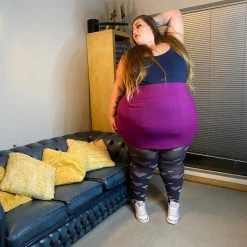 Novateks CLOTHING Mini Skirt - Oh! - Figgy Pudding