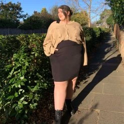 Novateks CLOTHING Pencil Skirt - Oh My! - Black