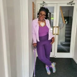 Novateks CLOTHING Squat Proof Leggings - Full Length - Suffragette Purple