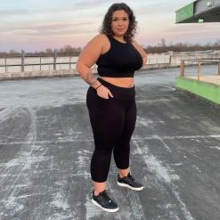 Novateks Squat Proof Leggings - 7/8 Length - Black CLOTHING