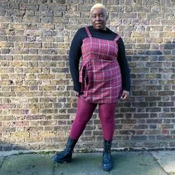 Calzifico Toninelli Opaque Footless Tights - Burgundy