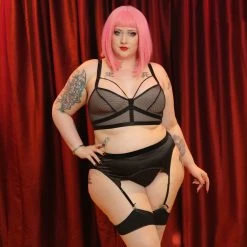 Playful Promises Suspender Belt - Bunnie Stockings & Suspenders