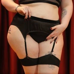 Playful Promises Suspender Belt - Bunnie Stockings & Suspenders