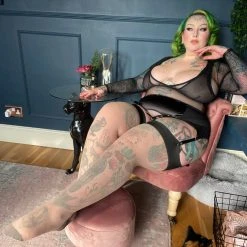 Calzifico Toninelli Sheer Stockings - Columbia - Builders' Tea Stockings & Suspenders