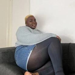 Calzifico Toninelli Opaque Footless Tights - Slate