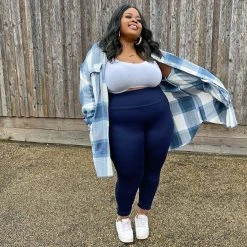 Novateks Squat Proof Leggings - 7/8 Length - Navy CLOTHING