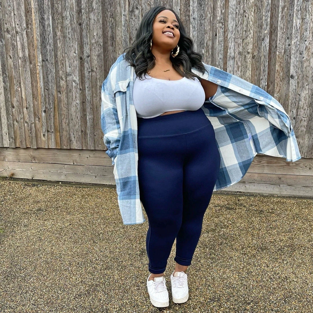 Novateks Squat Proof Leggings - 7/8 Length - Navy CLOTHING