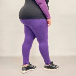 Novateks CLOTHING Squat Proof Leggings - Full Length - Suffragette Purple