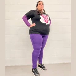 Novateks CLOTHING Squat Proof Leggings - Full Length - Suffragette Purple