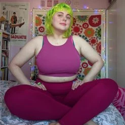 Novateks Squat Proof Leggings - Full Length - Raspberry Pie CLOTHING