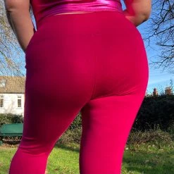 Novateks Squat Proof Leggings - 7/8 Length - Raspberry Pie CLOTHING