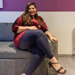 Calzifico Toninelli Merino Wool Footless Tights - Royal Navy