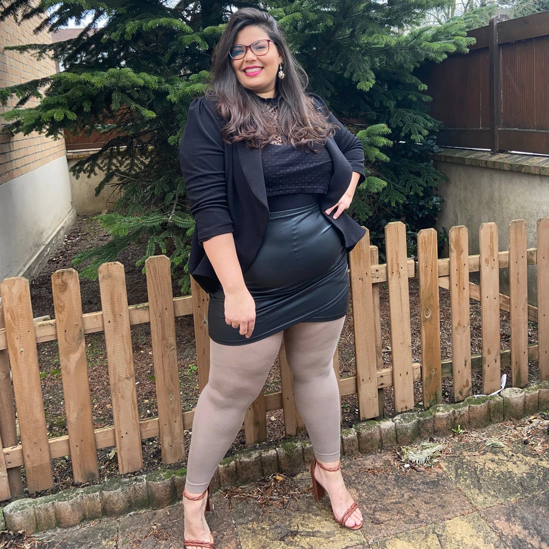 Calzifico Toninelli Merino Wool Footless Tights - Sand Dollar