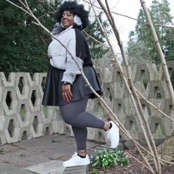 Calzifico Toninelli Wool Tights Merino Wool Footless Tights - Storm Cloud