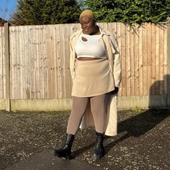 Calzifico Toninelli Merino Wool Tights - Sand Dollar