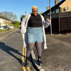 Calzifico Toninelli Opaque Footless Tights - Slate