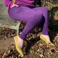 Novateks CLOTHING Squat Proof Leggings - Full Length - Suffragette Purple